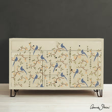 Load image into Gallery viewer, Chinoiserie Birds Stencil