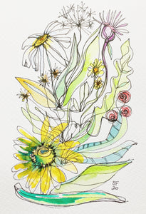 Yellow Daisy - Greeting Card