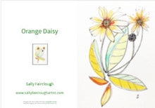 Load image into Gallery viewer, Orange Daisy - Greeting Card