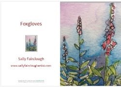 Foxgloves - Greeting Card