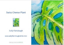 Load image into Gallery viewer, Swiss Cheese Plant - Greeting Card